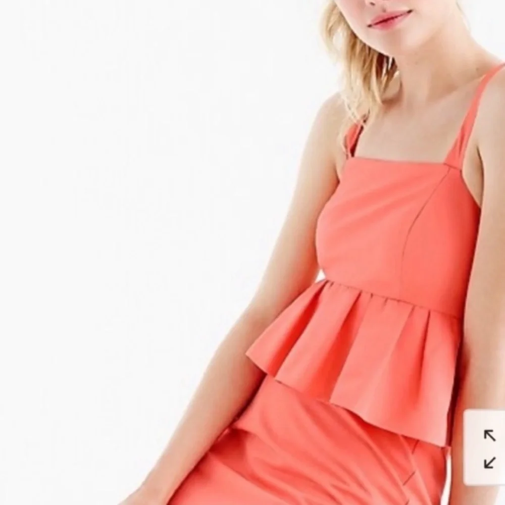 J. Crew Peplum Blue Sheath Dress